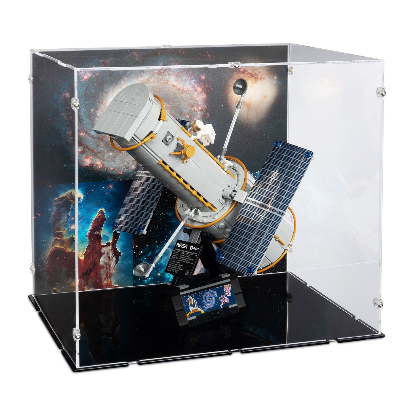 11382 Hubble-Weltraumteleskop - Acryl Vitrine Lego