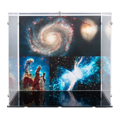 11382 Hubble-Weltraumteleskop - Acryl Vitrine Lego