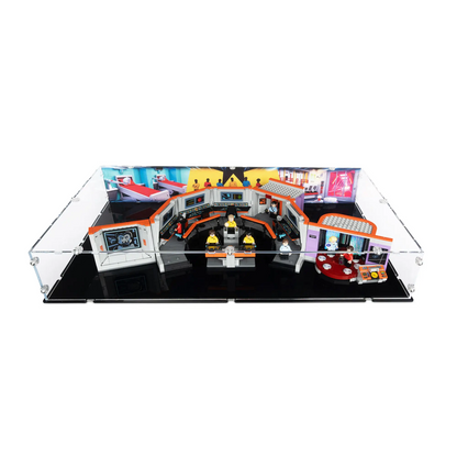11385 Star Trek: U.S.S. Enterprise NCC-1701™ Brücke - Acryl Vitrine Lego