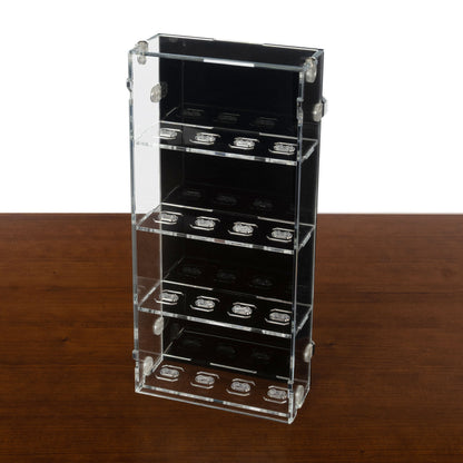 2-in-1 Acryl Vitrine für 16 LEGO® Minifiguren – Wand- & Tischdisplay 4×4