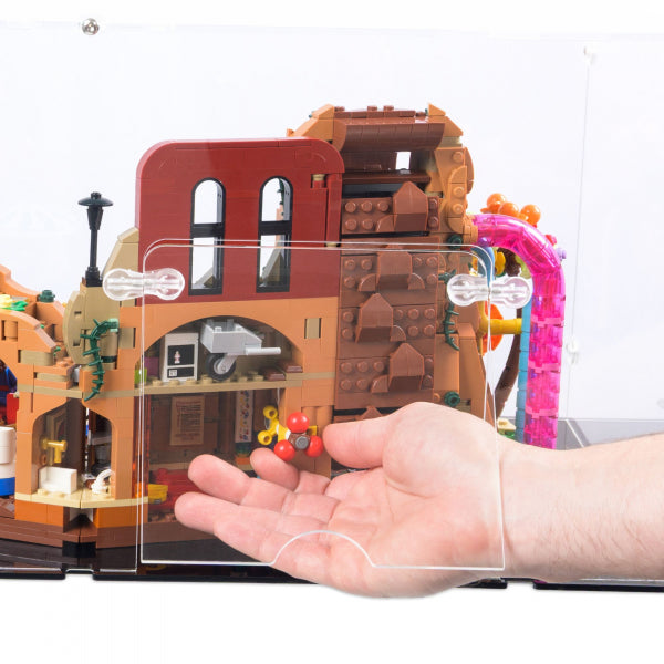 21360 Willy Wonka und die Schokoladenfabrik - Acryl Vitrine Lego
