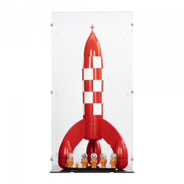 21367 Tintin Mondrakete - Die Mondrakete von Tim und Struppi - Acryl Vitrine Lego