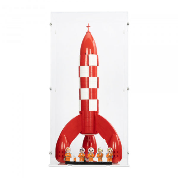 21367 Tintin Mondrakete - Die Mondrakete von Tim und Struppi - Acryl Vitrine Lego