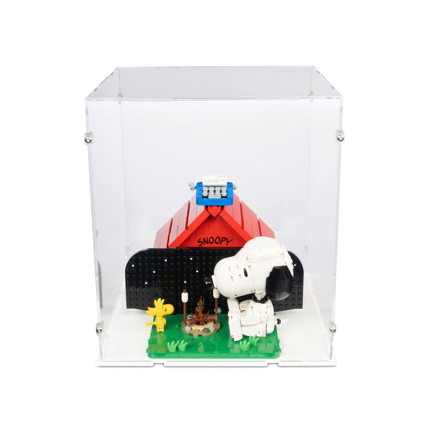 21368 Peanuts: Snoopys Hundehütte - Acryl Vitrine Lego