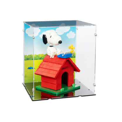 21368 Peanuts: Snoopys Hundehütte - Acryl Vitrine Lego