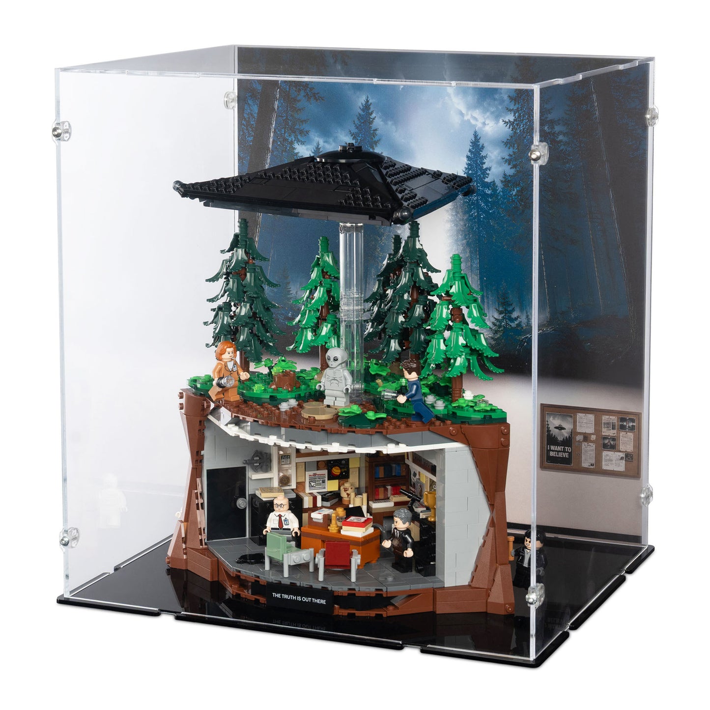 21369 The X-Files - Acryl Vitrine Lego