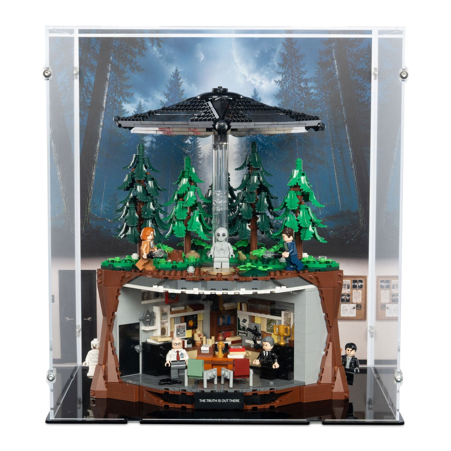 21369 The X-Files - Acryl Vitrine Lego