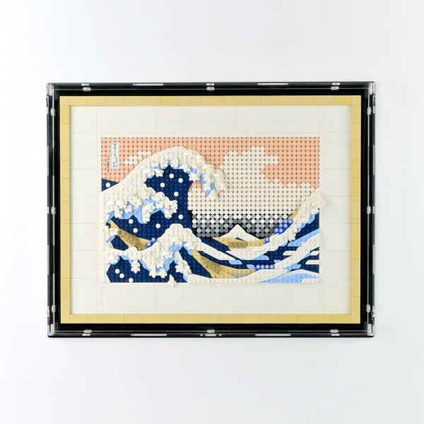 31208 Hokusai – Große Welle - Wandvitrine