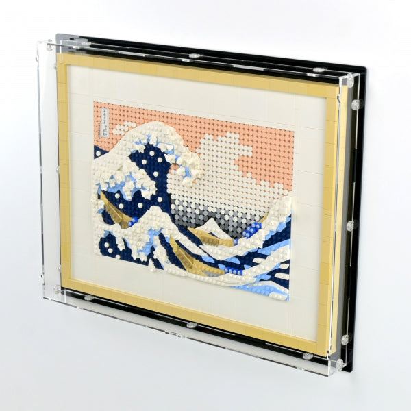 31208 Hokusai – Große Welle - Wandvitrine