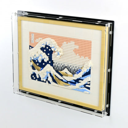 31208 Hokusai – Große Welle - Wandvitrine