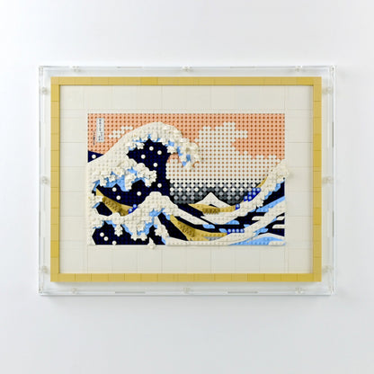 31208 Hokusai – Große Welle - Wandvitrine