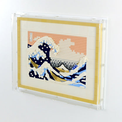 31208 Hokusai – Große Welle - Wandvitrine