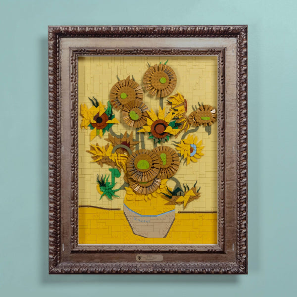 31215 Vincent van Gogh – Sonnenblumen - Wandvitrine (Special Edition)