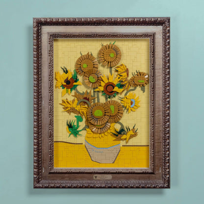 31215 Vincent van Gogh – Sonnenblumen - Wandvitrine (Special Edition)