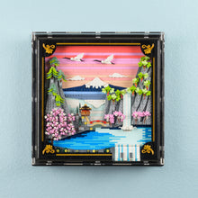 31218 Japanische Kirschblütenlandschaft - Wandvitrine