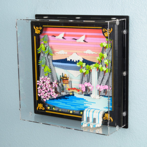 31218 Japanische Kirschblütenlandschaft - Wandvitrine