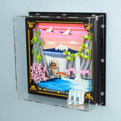 31218 Japanische Kirschblütenlandschaft - Wandvitrine