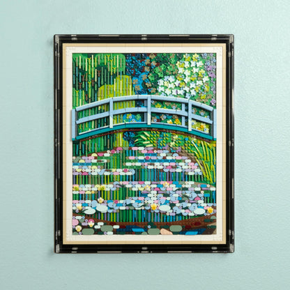 31220 Claude Monet – Brücke über einen Seerosenteich - Wandvitrine