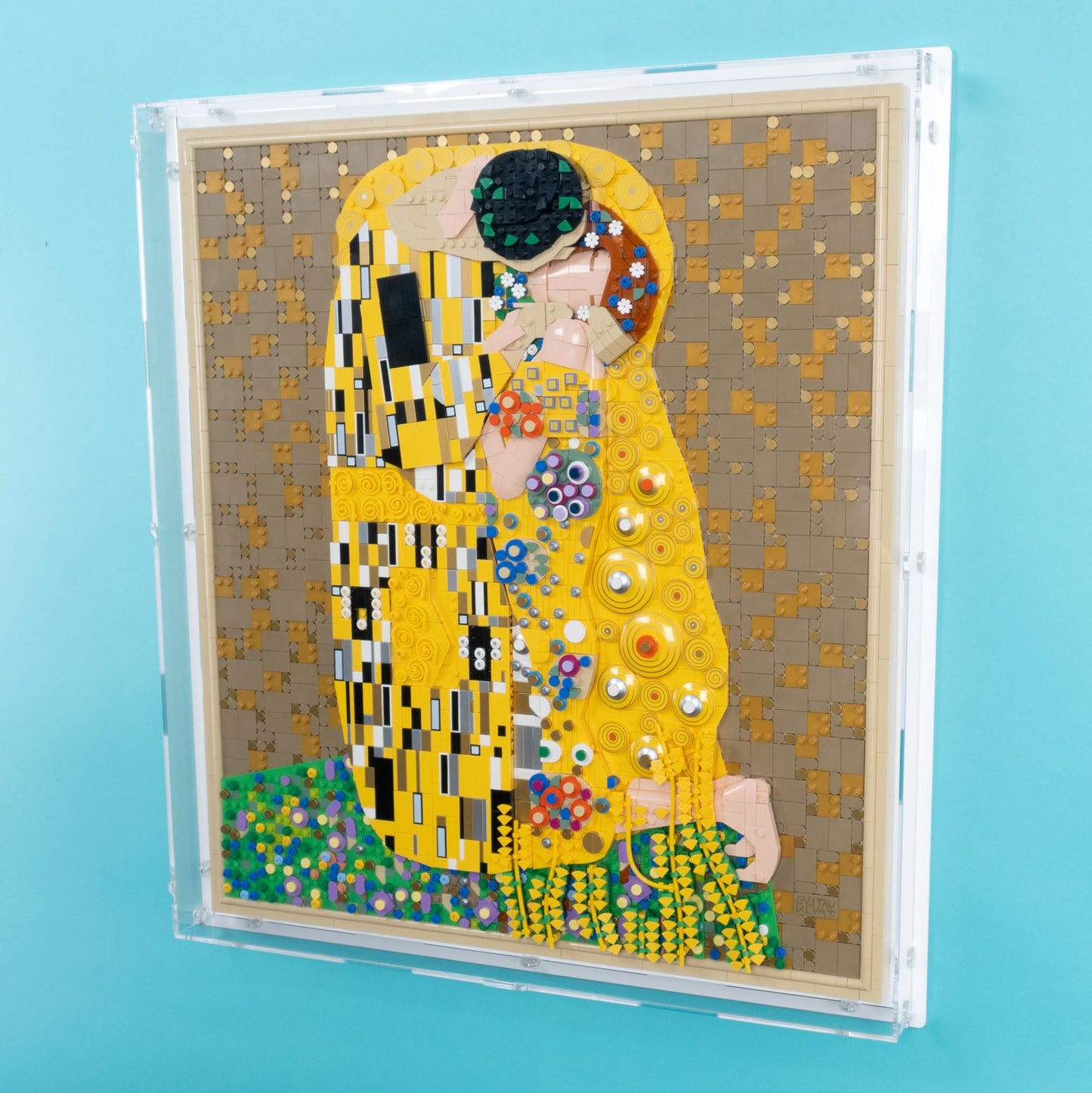31221 Gustav Klimt – Der Kuss - Wandvitrine