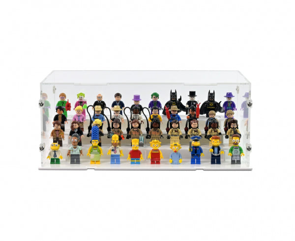 40 Lego Minifiguren - Acryl Vitrine