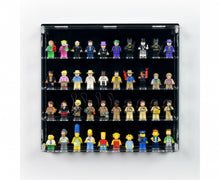 40 Lego Minifiguren - Acryl Wand Vitrine