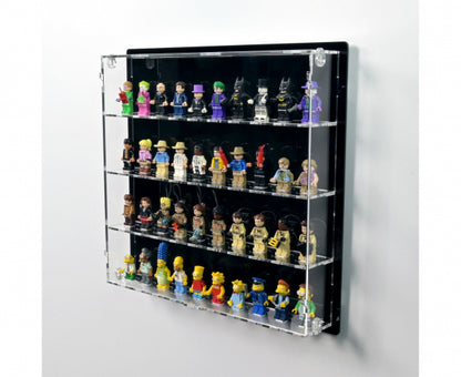 40 Lego Minifiguren - Acryl Wand Vitrine