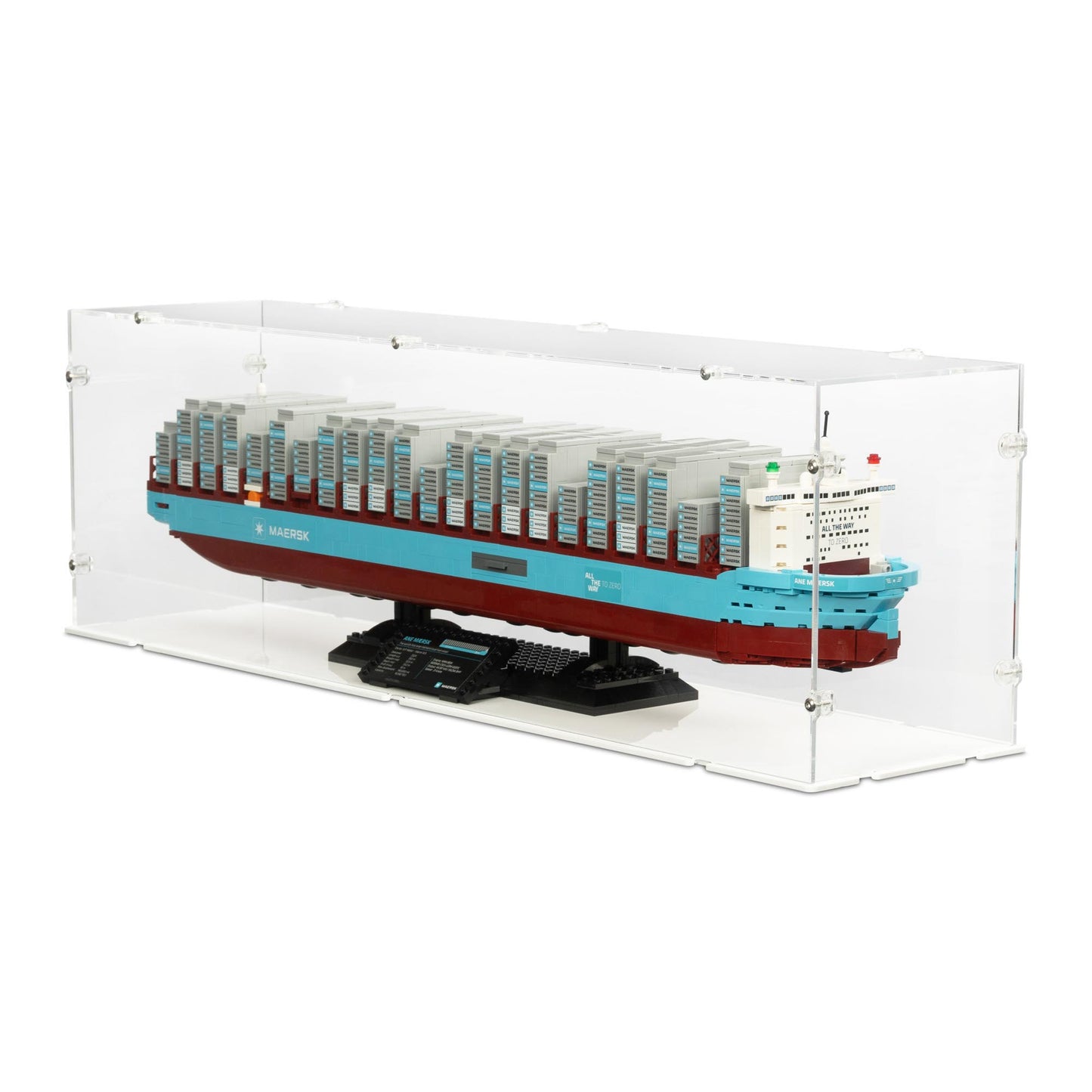40955 Maersk-Containerschiff mit Zweistoffantrieb - Acryl Vitrine Lego