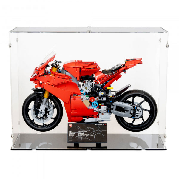 42202 Ducati Panigale V4 S Motorrad - Acryl Vitrine Lego