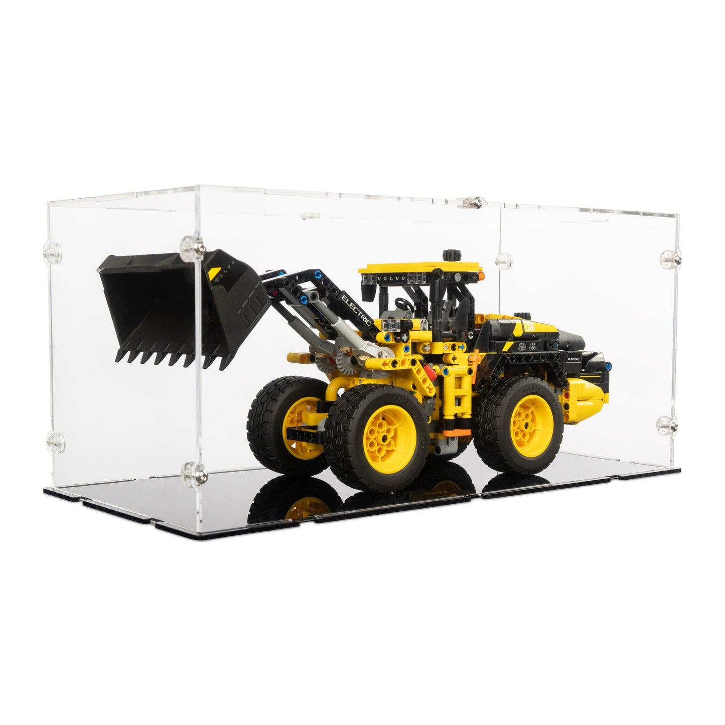 42209 Volvo L120 Electric Wheel Loader - Acrylic Display Case Lego