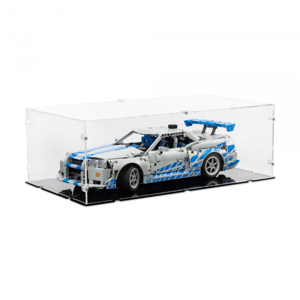 42210 - 2 Fast 2 Furious Nissan Skyline GT-R (R34) Flitzer - Acryl Vitrine Lego