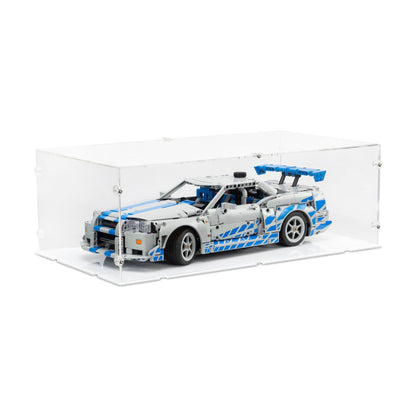 42210 - 2 Fast 2 Furious Nissan Skyline GT-R (R34) Fast and Furious - Acrylic Display Case Lego