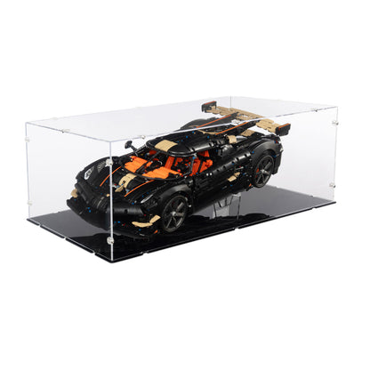 42232 Koenigsegg Sadair's Spear Hypercar (XL) - Acryl Vitrine & Ständer