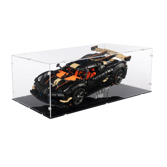 42232 Koenigsegg Sadair's Spear Hypercar (XL) - Acryl Vitrine & Ständer
