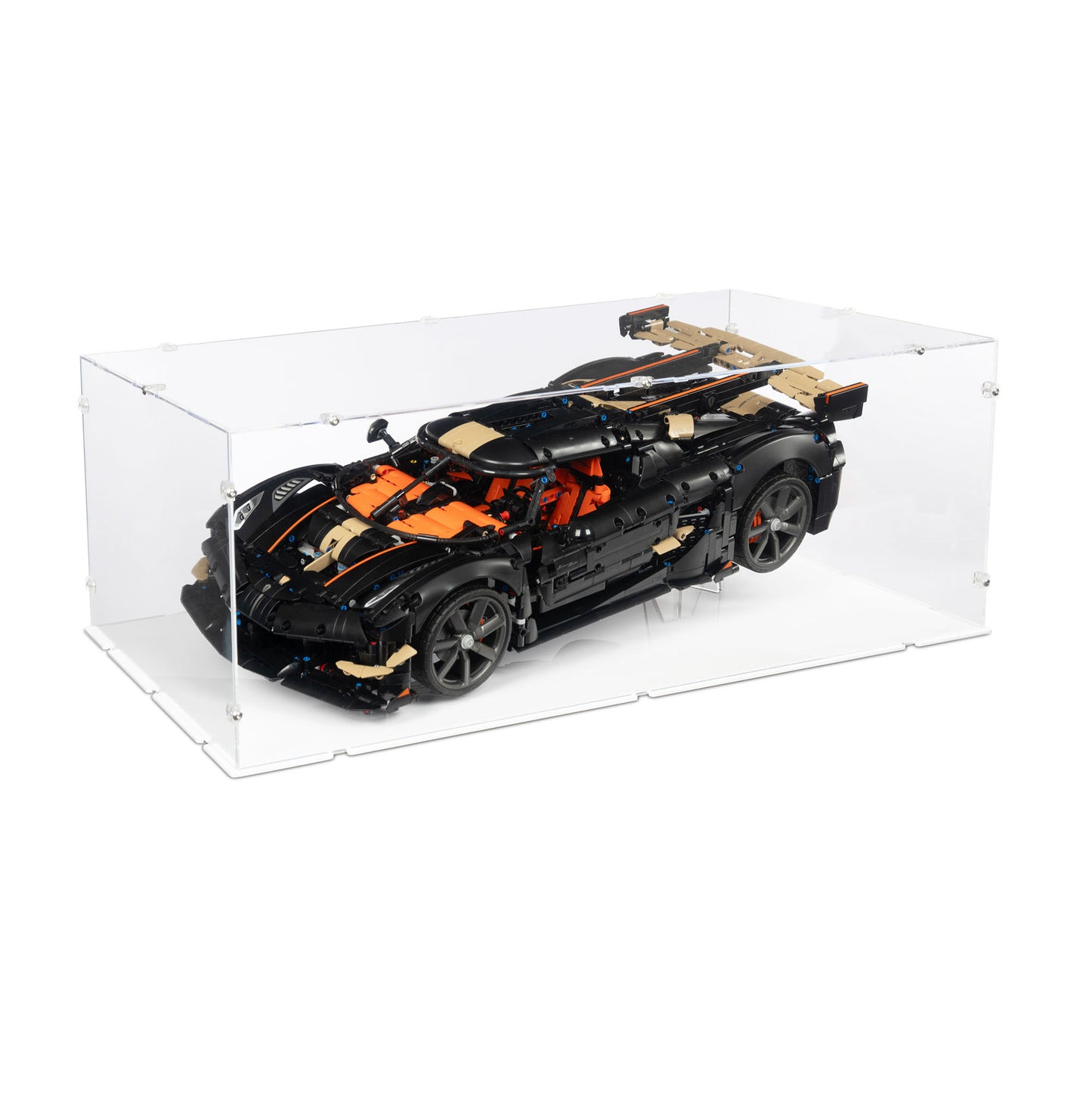 42232 Koenigsegg Sadair's Spear Hypercar (XL) - Acryl Vitrine & Ständer