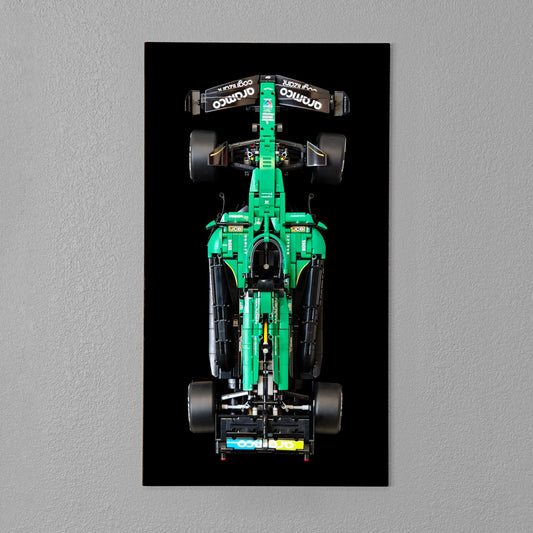 42240 Acryl-Wandhalterung für Lego Aston Martin Aramco AMR25 F1® Auto