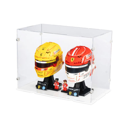 2x LEGO® F1 Helme 2026 Display Case (43014, 43022, 43017, 43023)