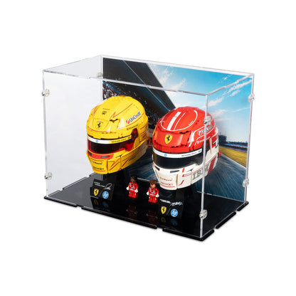 2x LEGO® F1 Helme 2026 Display Case (43014, 43022, 43017, 43023)
