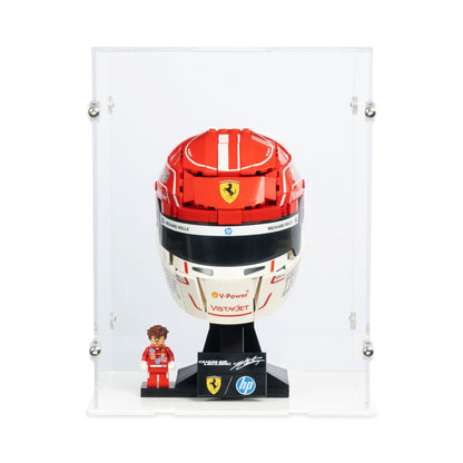 43014 Scuderia Ferrari HP Charles Leclerc Helm - Acryl Vitrine Lego