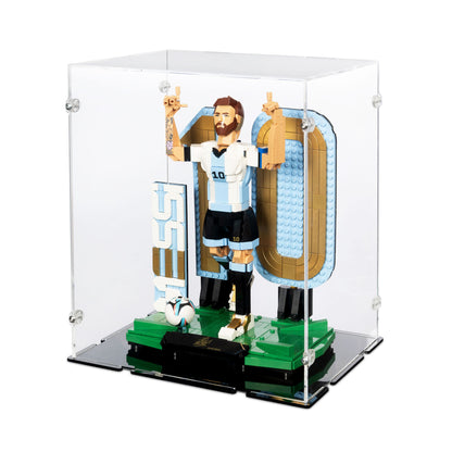 43015 Lionel Messi – Fußballlegende - Acryl Vitrine Lego