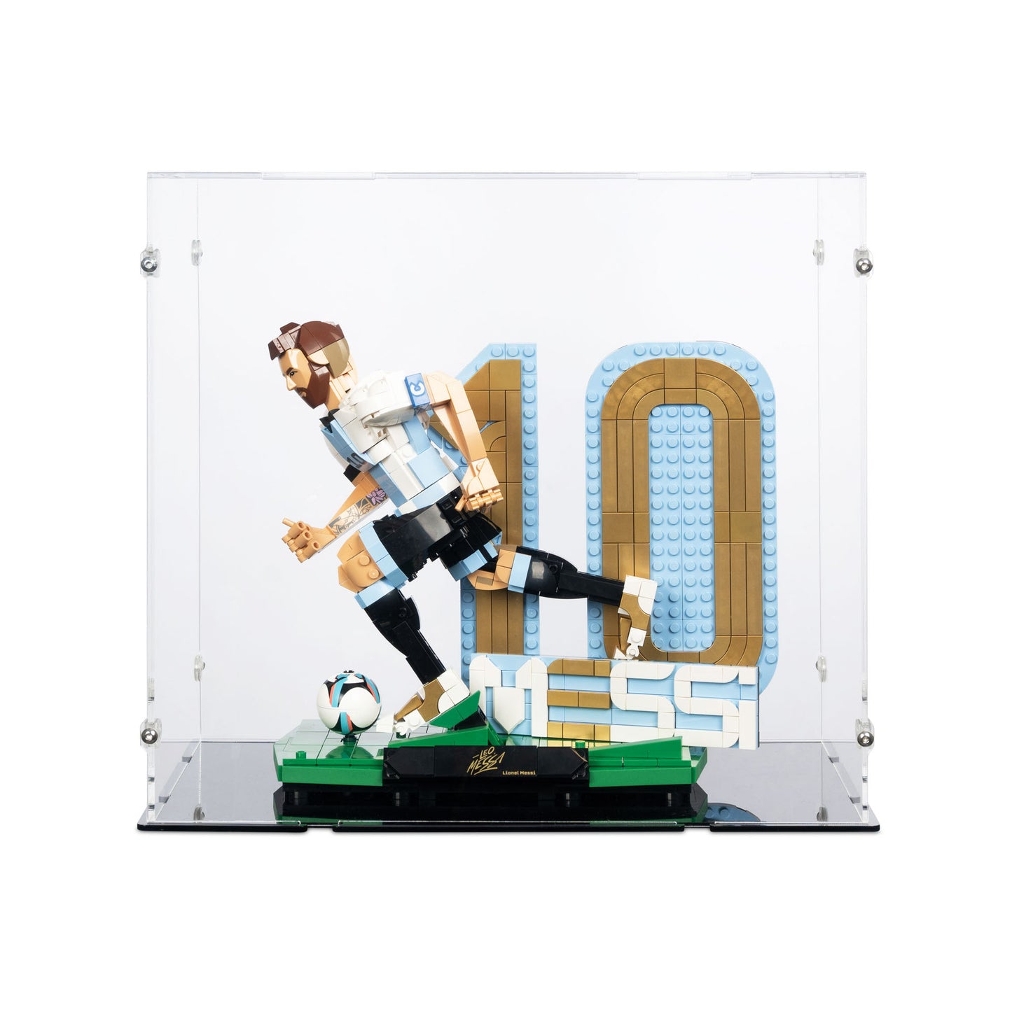 43015 Lionel Messi – Fußballlegende (XL) - Acryl Vitrine Lego