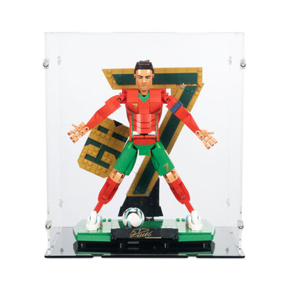 43016 Cristiano Ronaldo – Fußballlegende - Acryl Vitrine Lego
