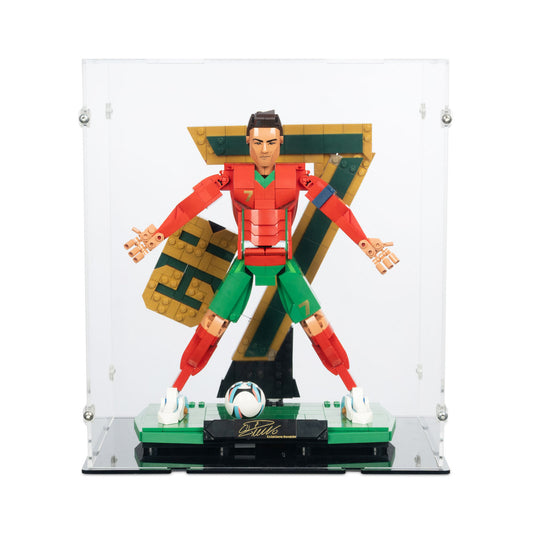 43016 Cristiano Ronaldo – Fußballlegende - Acryl Vitrine Lego