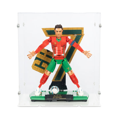 43016 Cristiano Ronaldo – Fußballlegende - Acryl Vitrine Lego