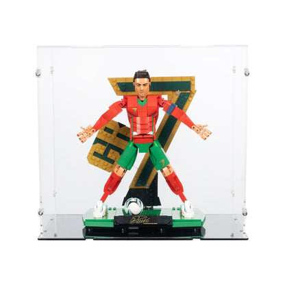 43016 Cristiano Ronaldo – Fußballlegende (XL) - Acryl Vitrine Lego