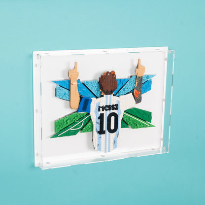 43018 Lionel Messi – Torjubel (Wandvitrine)