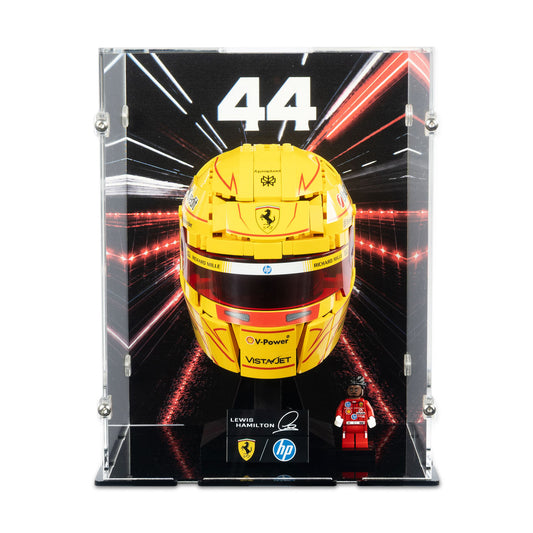 43022 Scuderia Ferrari HP Lewis Hamilton Helm - Acryl Vitrine Lego