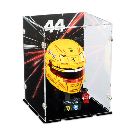43022 Scuderia Ferrari HP Lewis Hamilton Helm - Acryl Vitrine Lego