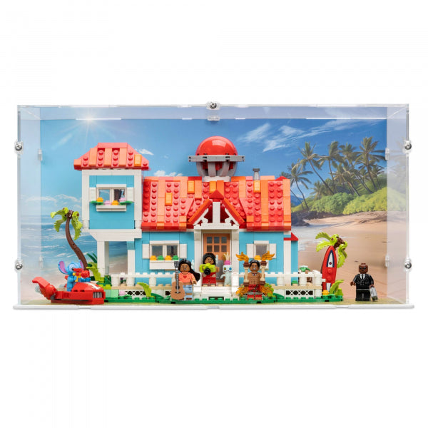 43268 Das Strandhaus aus „Lilo und Stitch“ - Acryl Vitrine Lego