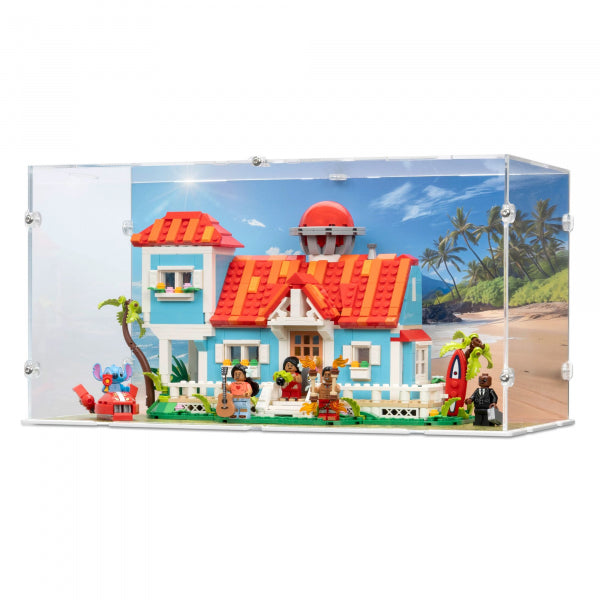 43268 Das Strandhaus aus „Lilo und Stitch“ - Acryl Vitrine Lego