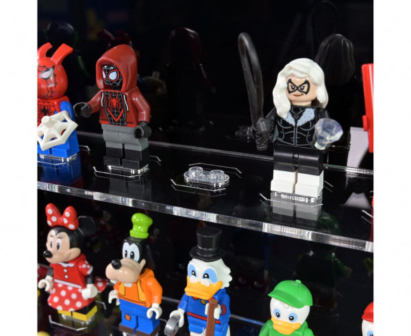 60 Lego Minifiguren - Acryl Wand Vitrine